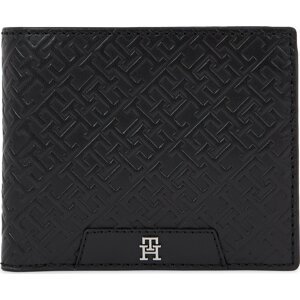 Pánská peněženka Tommy Hilfiger Th Monogram Leather Cc And Coin AM0AM11595 Black BDS