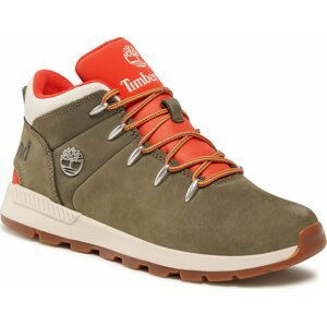 Trekingová obuv Timberland Sprint Trekker Mid TB0A68A49911 Dk Green Nubuck wOrg