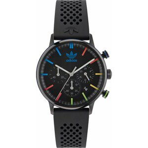 Hodinky adidas Originals Code One Chrono Watch AOSY23021 Black