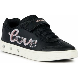 Sneakersy Geox J Skylin Girl J368WA 054AS C0869 D Black/Lt Pink