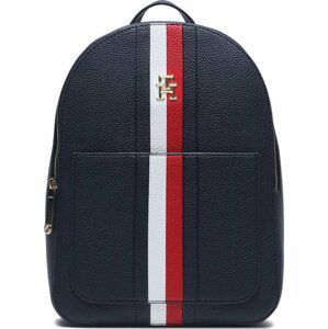 Batoh Tommy Hilfiger Th Emblem Backpack Corp AW0AW14216 Tmavomodrá