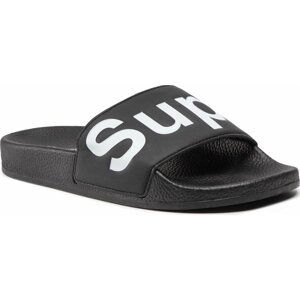 Nazouváky Superga 1908 Slides Polysoft Black/White 910