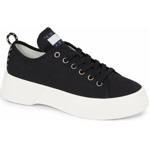 Sneakersy Tommy Jeans Tjm Vulcanized Platform EM0EM01197 Black BDS