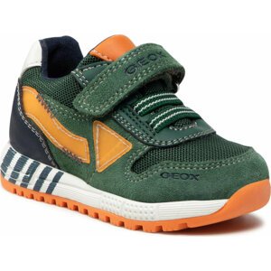 Sneakersy Geox B Alben B. A B253CA 02214 C3P2T M Forest/Orange