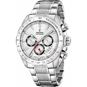 Hodinky Festina Timeless Chronograph 20668/1 Silver/Silver