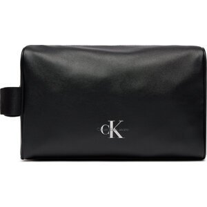 Kosmetický kufřík Calvin Klein Jeans Monogram Soft Washbag K50K511443 Black BEH