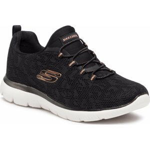 Boty Skechers Leopard Spot 149037/BKRG Black/Rose Gold