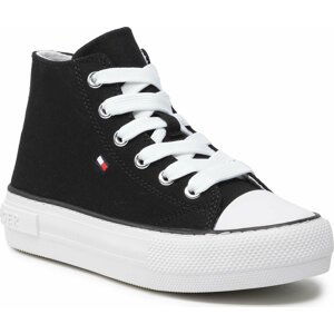 Plátěnky Tommy Hilfiger High Top Lace-Up Sneaker T3A4-32119-0890 Black 999