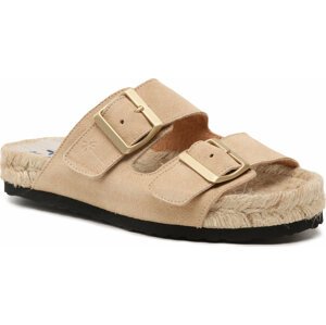 Espadrilky Manebi Suede Nordic Sandals K 1.1 R0 Chamapgne Beige