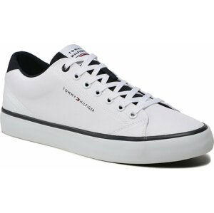 Tenisky Tommy Hilfiger Th Hi Vulc Core Low Mesh FM0FM04685 White YBS