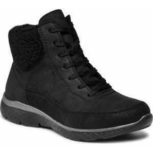 Sneakersy Rieker M5011-00 Schwarz / Schwarz / Black 00