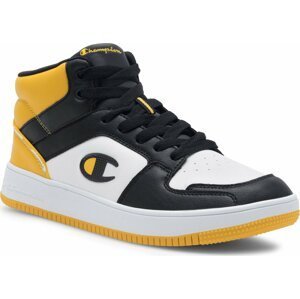 Sneakersy Champion REBOUND 2.0 MID S21907-WW013 White/Black/Yellow