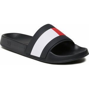 Nazouváky Tommy Hilfiger Rubber Th Flag Pool Slide FM0FM04236 Desert Sky DW5