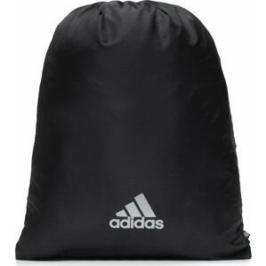 Vak na stahovací šňůrky adidas Run Gymbag HF6970 Black/Silvmt/Silvmt