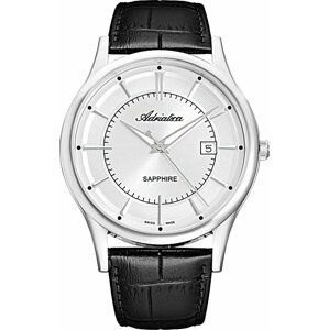 Hodinky Adriatica A1296.5213Q Silver/Black