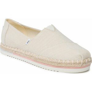 Espadrilky Toms Alpargata Platform Rope 10017830 Natural