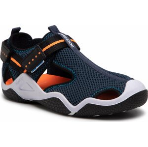 Sandály Geox J Wader B. A J1530A 00014 C4074 S Navy/Orangefluo