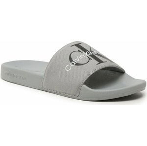 Nazouváky Calvin Klein Jeans Slide Monogram Co YM0YM00061 Formal Grey PRJ