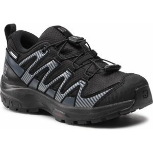 Trekingová obuv Salomon Xa Pro V8 Cswp J 414339 09 W0 Black/Black/Ebony