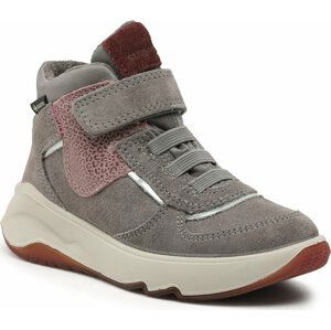 Kotníková obuv Superfit 1-000632-2010 M Grey/Red