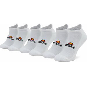 Sada 3 párů nízkých ponožek unisex Ellesse Tebi Trainer Liner SBGA1565 White 908