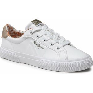 Sneakersy Pepe Jeans Kenton Flag G PGS30568 White 800