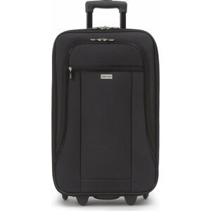Malý textilní kufr Semi Line T5554-2 Černá