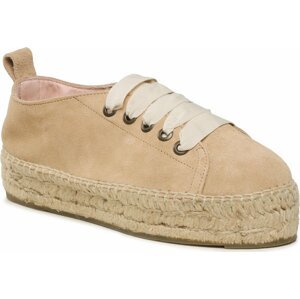 Espadrilky Manebi Lace-Up Espadrilles K 1.1 E0 Champagne Beige