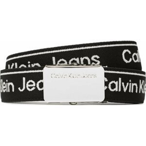 Dětský pásek Calvin Klein Jeans Logo Taupe Buckle Belt IU0IU00393 BEH