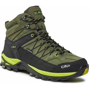 Trekingová obuv CMP Rigel Mid Trekking Shoes Wp 3Q12947 Kaki-Acido 02FP