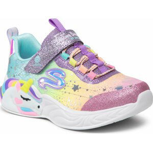 Sneakersy Skechers Unicorn Dreams 302311L/PRMT Purple Multi