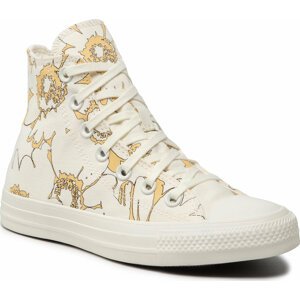 Plátěnky Converse Ctas Hi A01188C Egret/Cyber Mango/Egret