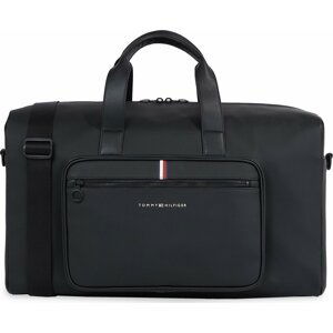 Taška Tommy Hilfiger Th Essential Pique Duffle AM0AM11539 Black BDS