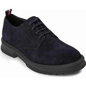 Polobotky Tommy Hilfiger Hilfiger Core Suede Shoe FM0FM04677 Desert Sky DW5