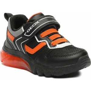 Sneakersy Geox J Ciberdron Boy J36LBC 011FE C0038 M Black/Orange