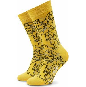 Klasické ponožky Unisex Happy Socks The Beatles BEA01-2203 Žlutá