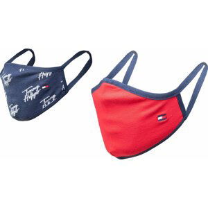 Sada 2 dětských látkovych roušek Tommy Hilfiger Kids Face Covers 2-Pack AU0AU01188 0GY