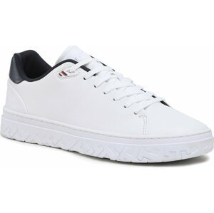 Sneakersy Tommy Hilfiger Modenr Iconic Court Cup FM0FM04355 White YBR