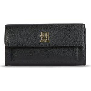 Dámská peněženka Tommy Hilfiger Th Timeless Large Flap AW0AW15257 Černá