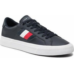 Tenisky Tommy Hilfiger Core Stripes Vulc Leather FM0FM04140 Desert Sky DW5