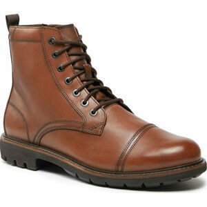 Kotníková obuv Clarks Batcombe Cap 261734297 Dark Tan Leather