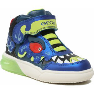 Sneakersy Geox J Grayjay Boy J369YA 05011 C4344 M Royal/Lime