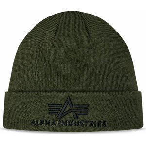 Čepice Alpha Industries 3D Beanie 168910 Zelená