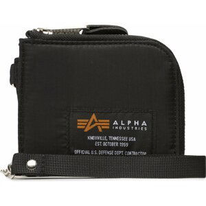 Velká pánská peněženka Alpha Industries Label Wallet 108957 Black 03