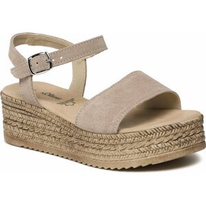 Espadrilky s.Oliver 5-28216-20 Taupe 341