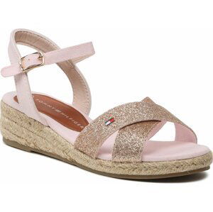 Espadrilky Tommy Hilfiger Rope Wedge T3A7-32775-1596363 M Powder Pink 363