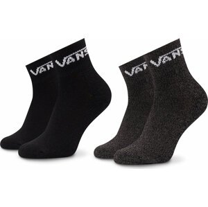 Sada 2 párů dětských vysokých ponožek Vans Drop V Classic VN0A7PTC Černá