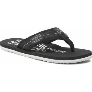 Žabky Tommy Hilfiger Hilfiger Patch Bech Sandal FM0FM04410 Black BDS