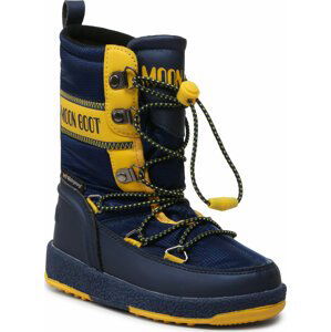 Sněhule Moon Boot Jr Boy Biker 34052800003 Blue/Yellow