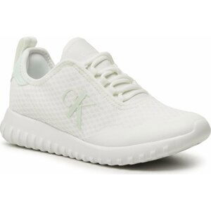 Sneakersy Calvin Klein Jeans Spor Run Eva Slipon Over Mesh Wn YW0YW00937 White/Creamy White 0K6